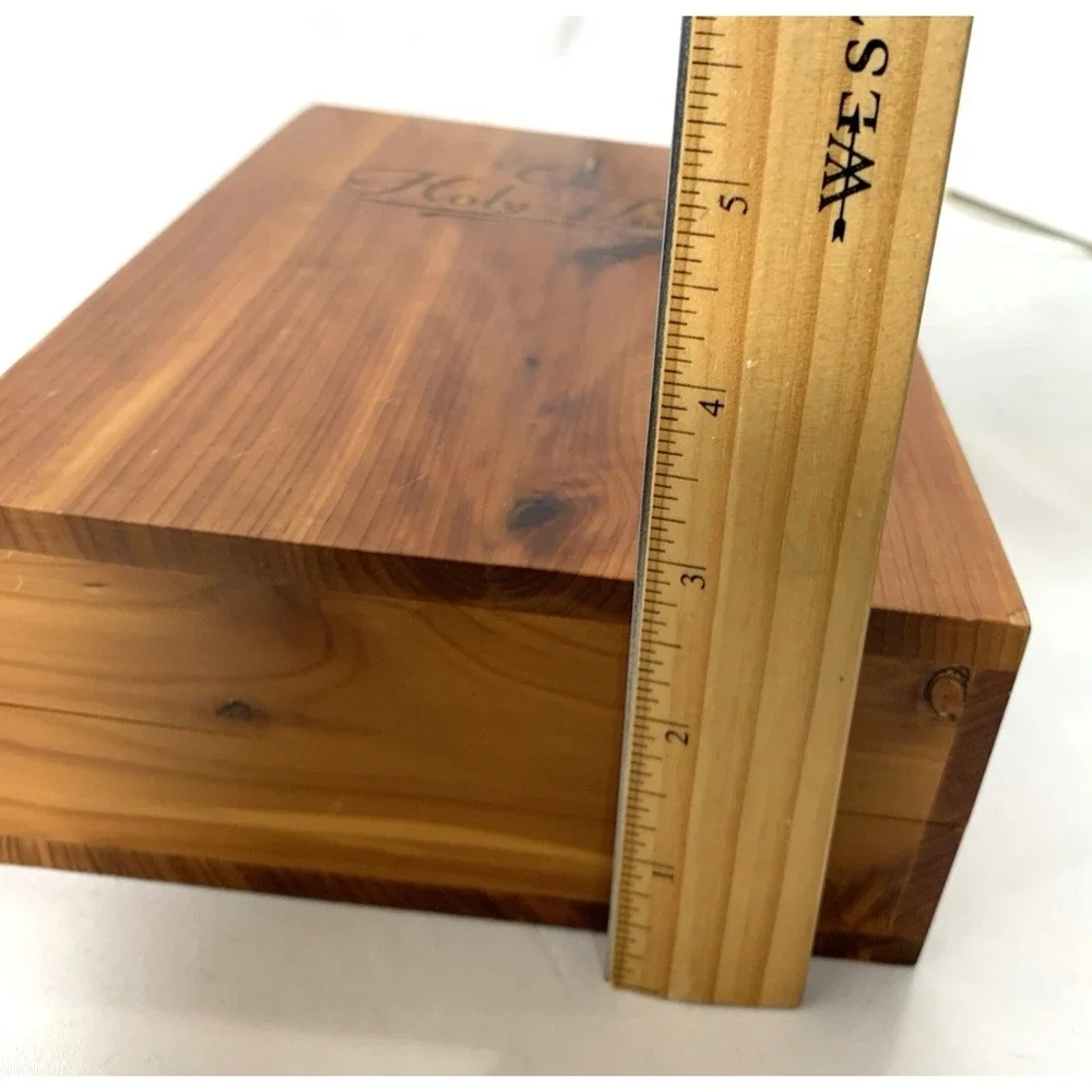 Bible Box with Brass latch Cedar Wood USA Union Made Vintage